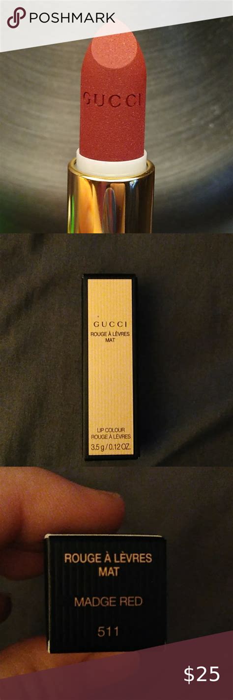 gucci lipstick madge red|Gucci lipstick debenhams.